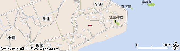 福島県相馬市岩子（宝迫）周辺の地図