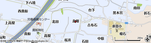福島県福島市沖高（北畑）周辺の地図