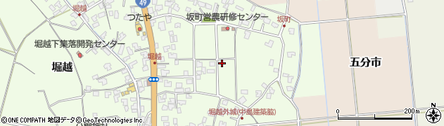 新潟県阿賀野市堀越周辺の地図