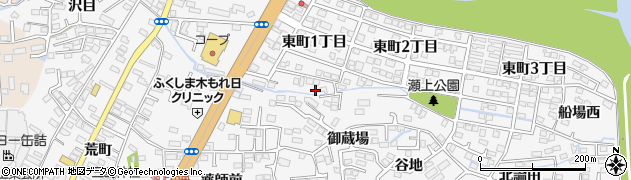 福島県福島市瀬上町町尻43周辺の地図