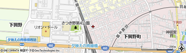 澤栗理容所周辺の地図