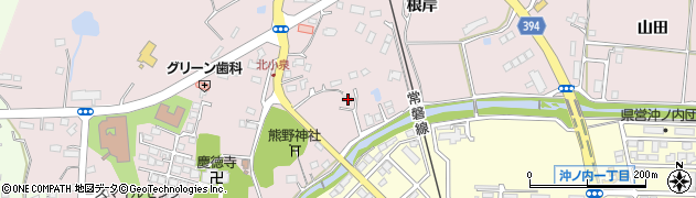 福島県相馬市小泉根岸391周辺の地図