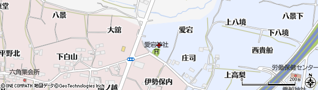 福島県福島市沖高愛宕周辺の地図