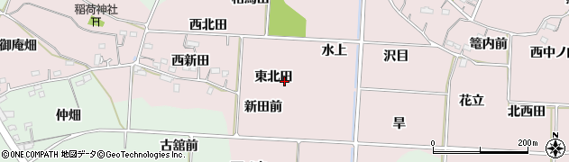 福島県福島市飯坂町平野（東北田）周辺の地図