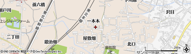 福島県福島市宮代周辺の地図
