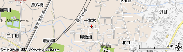 福島県福島市宮代周辺の地図