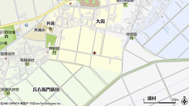 〒959-0415 新潟県新潟市西蒲区大潟の地図