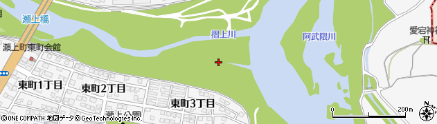 摺上川周辺の地図
