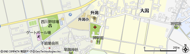 升潟児童遊園周辺の地図