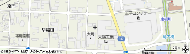 福島県伊達市保原町（上野崎）周辺の地図