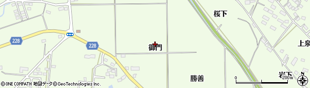 福島県相馬市黒木（御門）周辺の地図
