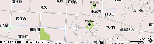 福島県福島市飯坂町平野篭内屋敷46周辺の地図