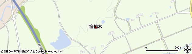 福島県相馬市黒木宿仙木周辺の地図