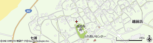 新潟県新潟市西蒲区越前浜5022周辺の地図