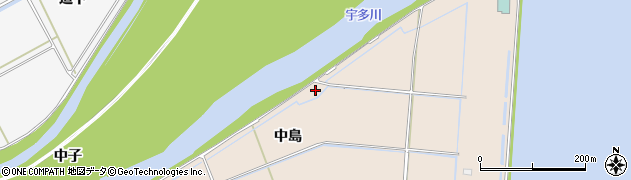 福島県相馬市岩子（中島）周辺の地図