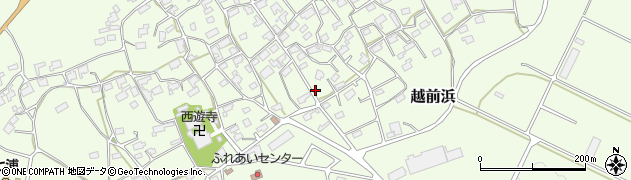 新潟県新潟市西蒲区越前浜5418周辺の地図