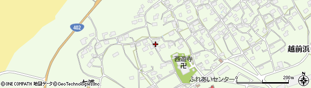 新潟県新潟市西蒲区越前浜周辺の地図