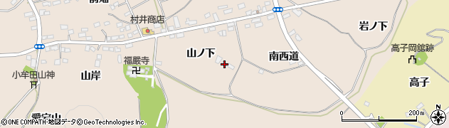 福島県伊達市箱崎山ノ下28周辺の地図