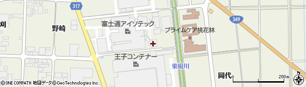 福島県伊達市保原町東野崎95周辺の地図