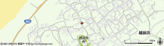 新潟県新潟市西蒲区越前浜5017周辺の地図