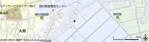 新潟県新潟市西蒲区大関周辺の地図