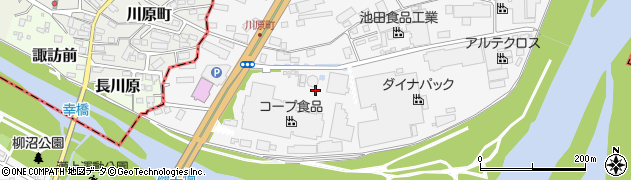 福島県福島市瀬上町（南中川原）周辺の地図