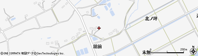 福島県相馬市和田（舘前）周辺の地図