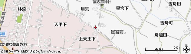 福島県福島市飯坂町星宮1周辺の地図