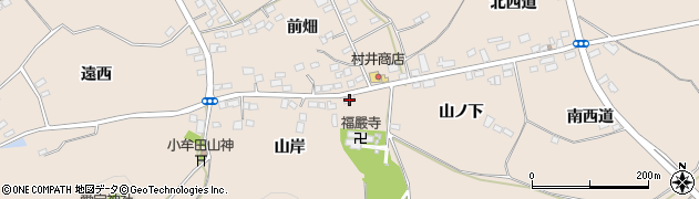 福島県伊達市箱崎山岸5周辺の地図
