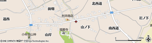福島県伊達市箱崎山ノ下12周辺の地図
