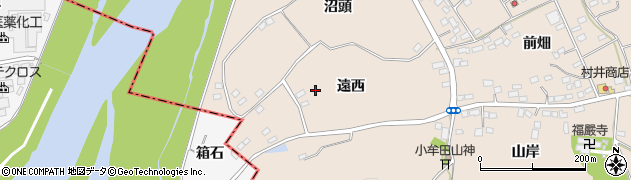 福島県伊達市箱崎（遠西）周辺の地図