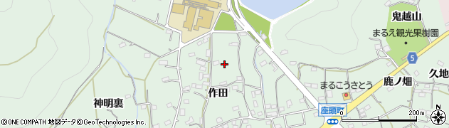 福島県福島市大笹生（作田）周辺の地図