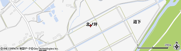 福島県相馬市和田（北ノ坪）周辺の地図
