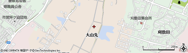福島県相馬市北小泉（大山先）周辺の地図