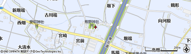 福島県福島市下飯坂（熊野）周辺の地図