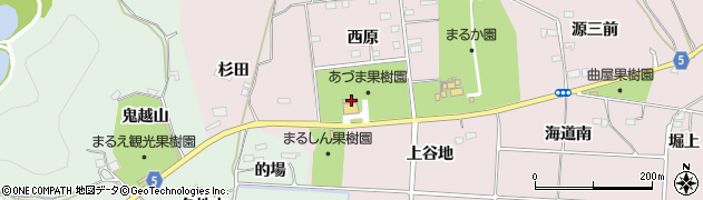 福島県福島市飯坂町平野西原2周辺の地図