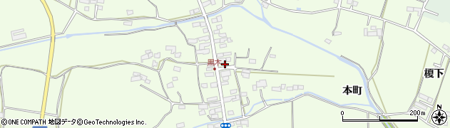 福島県相馬市黒木（町）周辺の地図