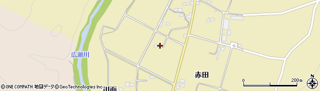 福島県伊達市霊山町泉原（下舘）周辺の地図