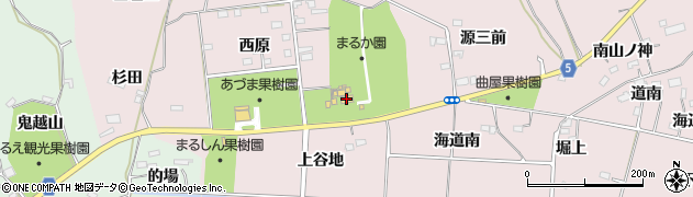 福島県福島市飯坂町平野（海道北）周辺の地図