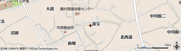 福島県伊達市箱崎周辺の地図