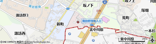 福島県伊達市姥川周辺の地図