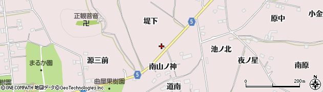 福島県福島市飯坂町平野堤下24周辺の地図