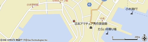 佐渡市小木行政サービスセンター周辺の地図