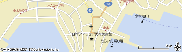 新潟県佐渡市小木町190周辺の地図