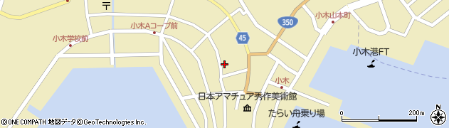 新潟県佐渡市小木町358周辺の地図