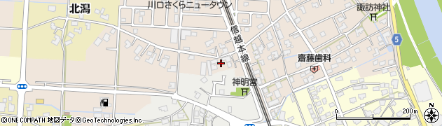新潟県新潟市秋葉区川口217周辺の地図
