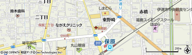 福島県伊達市保原町東野崎21周辺の地図
