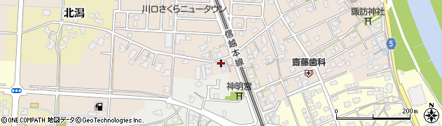 新潟県新潟市秋葉区川口215周辺の地図