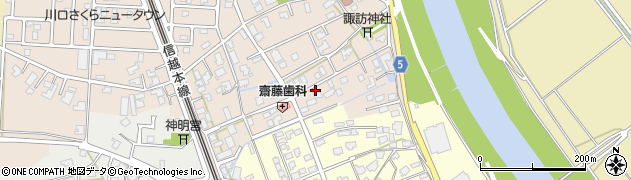 新潟県新潟市秋葉区川口94周辺の地図