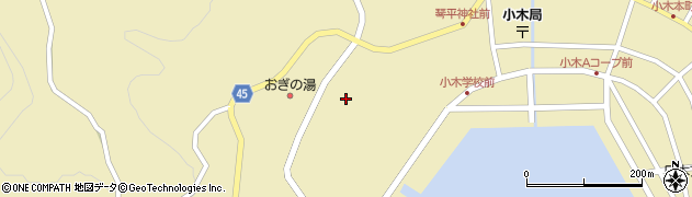 新潟県佐渡市小木町1507周辺の地図